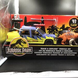 Jurassic Park Track & Explore Vehicle Set Scutosaurus 30th Anniv '93 Classic